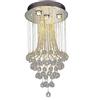 Fu Yu Lampadario moderno, Lampade a sospensione, Lampadario a LED di cristallo di grandi dimensioni di lusso Lampadario moderno a sospensione a goccia di pioggia a spirale Lampada da soffitto alta for monta