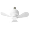 Roadtime Mini Ventilatore da Soffitto con Illuminazione, E27, 28 cm | 11W, 480 Lumen, Ventilatore da Soffitto LED con Luce, per Camera da Letto e Soggiorno