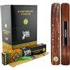 AROMASENSES Tribal Soul Incense - 12 scatole da 16 grammi ciascuna - Aroma eccellente e qualità suprema. (Sweetgrass - Cedro)