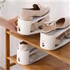 Generic 3 pezzi organizer per scarpe a scomparti per armadio, organizer per scarpe con slot, portascarpe salvaspazio per l'organizzazione dell'armadio