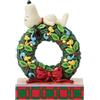 Enesco Peanuts by Jim Shore Snoopy Sleeping on Christmas Ghirlanda illuminata, 18 cm, multicolore