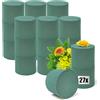com-four® 27x Spugna Floreale per composizioni Floreali a Forma | spugna floreale per fiori freschi - spugna floreale per creazioni per matrimoni - Pasqua e compleanni