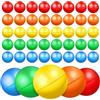 SHINEOFI 50 Palline Apribili da Estrazione Lotteria, Plastico, Riutilizzabili | Dimensione Uniforme, Apertura Facile, per Feste di Comunità e Carnevali, Accessori per Estrazioni
