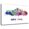 Printerland Quadro Moderno CITTA' città NEW YORK Quadri moderni da Parete XXL grande Stampa su tela Canvas Decorazione muro Murale Soggiorno Arredo Camera da letto Cucina (70x100 cm, new york)