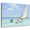 PIANK Quadri famosi di Edward Hopper Ground Swell Canvas Poster da parete per camera da letto ufficio camera da letto decorazione camera da letto cornice regalo 30,5 x 45,7 cm
