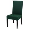Meigeh Coprisedia per Sala da Pranzo Coprisedie con Schienale Cucina Coprisedie da Pranzo Elastiche 6 pezzi Verde scuro
