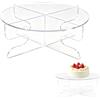 DICOSMETIC Espositore per torte in acrilico set di espositori rotondi per tavolo da dessert organizzatore di cupcakes supporto trasparente per presentazioni alimentari forniture per feste