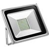 MXXHFC Ultrasottile IP65 50W 220V LED Proiettore Lampada LED bianca calda/fredda Impermeabile Luce LED super luminosa Illuminazione esterna Luce da giardino (Colore di emissione: Bianco caldo, Potenza: 50w