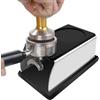 Nikou Nero Acciaio Inox Antiruggine Caffè Tamper Base Stand Rack Pressa Caffè Tamper Supporto, Accessori da Bar per Macchine Portafiltro per Espresso