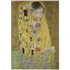 Panorama Poster Stampe da Parete Gustav Klimt Il Bacio 35x50 cm - Stampato su Carta 250gr - Quadro Decorativo
