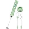 POFET Montalatte Silenzioso, Frusta Manuale, 3 fruste in Acciaio Inossidabile Ricaricabili Tramite USB a 3 velocità per Cappuccino, Latte Macchiato, Mix di Uova, Matcha, Cioccolata Calda