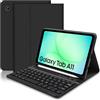 tititinita Custodia con tastiera per Samsung Galaxy Tab A11 2025/A9 2023 8,7 pollici | Portapenne S integrato - Smart Cover sottile con tastiera Bluetooth staccabile per Samsung Galaxy Tab A11 - Nero