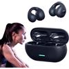 Fmzrbnih Auricolari a clip con orecchie aperte - auricolari a conduzione resistente al sudore per sport | auricolari senza fili con orecchio aperto, allenamento, ciclismo, corsa, campeggio, escursionismo