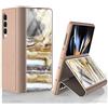 COQUE Custodia per Galaxy Z Fold 4, Custodia per cellulare in pelle verniciata lucida in vetro ultra sottile, Cover pieghevole per Samsung Galaxy Z Fold 4 5G-Marmorizzazione 9