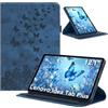 LSPCASA Custodia per Lenovo Idea Tab Plus 12,1 2025 TB361ZU TB361 | Custodia a libro in pelle sintetica con funzione leggio, portapenne, scomparti per carte di credito, per Lenovo Idea Tab Plus