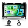 Hodozzy 4G+64GB Autoradio per Mercedes-Benz B200 2008-2011 B Classe W169 | Android 9 Pollici InCell Schermo Radio per W245 W639 Sprinter Viano Vito Carplay Android Auto Bluetooth DSP GPS WiFi FM RDS