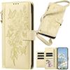 FERLAN Cover per Honor X9A/Honor X40/Magic 5 Lite con Cordino,Custodia,Giallo | Custodia a Portafoglio in Pelle PU [Tracolla Staccabile], Flip Libro Custodia Cover,Magnetica Carta Fessura Portafoglio Case