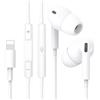 Bynelor Cuffie Cablate per iPhone,[Certificate MFI] Auricolari In-Ear con Cavo | Hi-Fi Stereo Auricolari con Microfono e Controllo del Volume,Compatibili con iPhone 14/14 Pro/13/12/11/XR/XS/X/8/7/SE