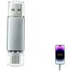Lathurna Chiavetta USB C 256 MB, USB Type-C e USB 2.0 2 in 1, compatibile OTG, unità flash USB a doppia interfaccia per smartphone, tablet e PC, compatta e portatile