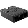 Niiyen Per Raspberry Pi Modello B+ e Pi 2 Modello B Box, Custodia B+ in plastica nera ABS per computer adatta per Raspberry Pi 2 Modello B