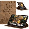 LSPCASA Custodia per Galaxy Tab A7 da 10,4 pollici, SM-T500, girevole a 360 | Custodia a libro in pelle PU con funzione di supporto, portapenne, scomparti per carte di credito, per Galaxy Tab A7 SM-T505