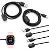 HENGBIRD 2 Pezzi Cavo Ricarica Smartwatch per Galaxy Fit3, USB-C e USB-A, Cavo Magnetico 100 cm, Caricatore Smartwatch 2 Pin per Casa, Ufficio e Viaggio