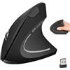 Generico Mouse Verticale Wireless Ergonomico, Sensore Ottico ad Alta Precisione, con Pulsanti Rapidi, per Ufficio e Gaming