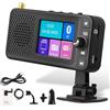Motorsi DAB+ Digital Radio Adapter per Autoradio, Motorsi Plug&Play mit 2,4 LCD-Display, Dab Radio per Auto mit Bluetooth, FM Transmitter, TF Karte, AUX, Ausgang, Antenne