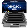 Meagiis DR421CL tamburo Compatibili con Brother DR421-CL DR-421 (4 Pezzi) | Compatibili con Brother MFC-L8690CDW DCP-L8410CDW HL-L8260CDW HL-L8360CDW MFC-L8900CDW MFC-L9570CDW HL-L9310CDW MFC-L8610CDW