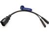 Eonvic IEC320 C14 a 2 X C7 Y Splitter 250 V 2,5 A, prolunga cavo di alimentazione per lampade da tavolo, fotocamere, computer portatile