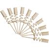 MUSISALY Antenna Dati a Spirale in Rame Oro, 10 Pezzi per Router Wireless | Compatibilità Ampia, Installazione Semplice, Ricezione del Segnale Migliorata, per Ufficio e Altri Ambienti