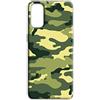 Mixroom - Cover Custodia Back case In TPU Silicone Morbida Per Motorola Moto G42 Fantasia Mimetica Militare F87