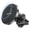 N NEWTOP Supporto ST44 Cerchio Magnetico Bocchette Aria Macchina Chiusura Sicura Universale per Smartphone Cellulare GPS Auto Camper Caravan Pullman Camion Reggi Regolabile Orientabile Flessibile