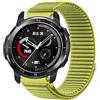 GIOPUEY Cinturini Compatibile con Honor Watch GS PRO, Nylon Traspirante Sport Loop Cinturino in Morbido Nylon Intrecciato Strap Band - Green