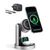 UGREEN MagFlow Pro 3 in 1 Caricatore Wireless Qi2 25W, Ventilatore TEC | Compatibile con iPhone 18-12 Air/Plus/Pro/Max, iWatch 12-6/Ultra 2/Ultra/SE 2/SE, AirPods 5/4/3/2/Pro 2/Pro, Con adattatore