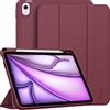 EasyAcc Cover Compatibile con iPad Air 11 Pollici M4/M3/M2 2026/2025/2024 | iPad Air 5/4 (10,9-Pollici, Modello 2022/2020, 5a/4a Generazione), Supporta Ricarica Magnetica di iPencil, Rosso Bordeaux