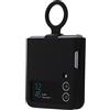 COQUE Custodia per Samsung Z Flip 4 con Anello, Custodia in Silicone Liquido Ultrasottile, Custodia per Cellulare Pieghevole per Samsung Galaxy Z Flip 4 5G,Nero