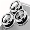 Coiwxmoi Protezione Fotocamera per iPhone 18 Pro/18 Pro Max,Pellicola Vetro Glitter Copri Telecamera Camera Proteggi Obiettivo HD Trasparente Lente Durezza 9H Anti-graffio Bling Diamond,Argento