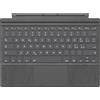 MoKo Tastiera Ñ SOLO per Microsoft Surface PRO 7 Plus/7/6/5/4/3, Grigio | Bluetooth Spagnola Tastiera Bluetooth Ricaricabile con Touchpad Tastiera Wireless QWERTY