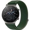 GIOPUEY Cinturini Compatibile con Huawei Watch GT 2 PRO, Nylon Traspirante Sport Loop Cinturino in Morbido Nylon Intrecciato Strap Band - Darkgreen