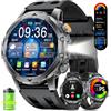 CHOOSETIME 1,53Smartwatch Uomo, 1000 mAh, Compatibile con Android e iOS, Nero Grigio | Chiamate Bluetooth/LED Torcia/IP68 Impermeabile, 120+ Modalità Sportive, Monitoraggio della Frequenza Cardiaca e del Sonno