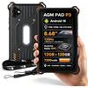 AGM PAD P3 Outdoor Tablet Android 16 con Supporto eSIM,8,68 Mini Tablet | IP68/IP69K impermeabile,MTK G99 Octa-Core,600 nit,6+128GB/1TB,7200mAh Rugged Tablet,50MP+8MP/Dual SIM/GPS/NFC/OTG