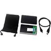 Jojomis USB 2.0 a 1.8 Pollice CE/ZIF Hard Drive HDD Custodia Esterna In Alluminio per SSD Storage
