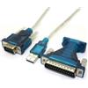 TrAdE Shop Traesio Cavo Adattatore CONVERTITORE Dati da USB A SERIALE RS232 Porta PC Computer
