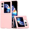 COQUE Custodia per ZTE nubia Flip2, Sottile custodia telefono antiscivolo con schermo pieghevole ultrasottile per ZTE nubia Flip2-Rosa