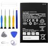ERYNK Batteria di ricambio per Galaxy Tab Active3, EB-BT575BBE, batteria di ricambio per Galaxy Tab Active3 SM-T575, con set di attrezzi