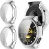 GIOPUEY Cover Compatibile con Huawei Watch GT 7 PRO, [2 Pezzi] Soft TPU, Shock Resistant Custodia - Silver+Silver