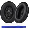 ORUZA 1 paio di auricolari di ricambio per cuffie Bose, auricolari professionali compatibili con Bose QuietComfort QC35 e Quiet Comfort QC35II, schiuma di isolamento acustico