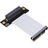 JMT Cavo di prolunga PCI-E 4.0 a x1 x4, adattatore 16G/BPS/64G/BPS per scheda di rete, scheda USB, unità SSD (15 cm, K22SL-TL)