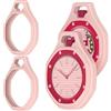 GIOPUEY Cover Compatibile con Swatch Royal Pop, [2 Pezzi] Morbido TPU Silicone Case Protettiva, Ultra-Sottile Custodia - Pink